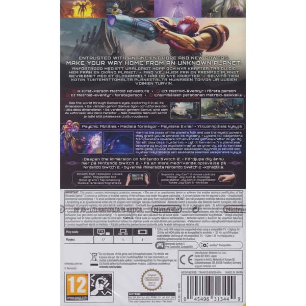 Metroid Prime 4 Beyond Nintendo Switch 2 Nordic