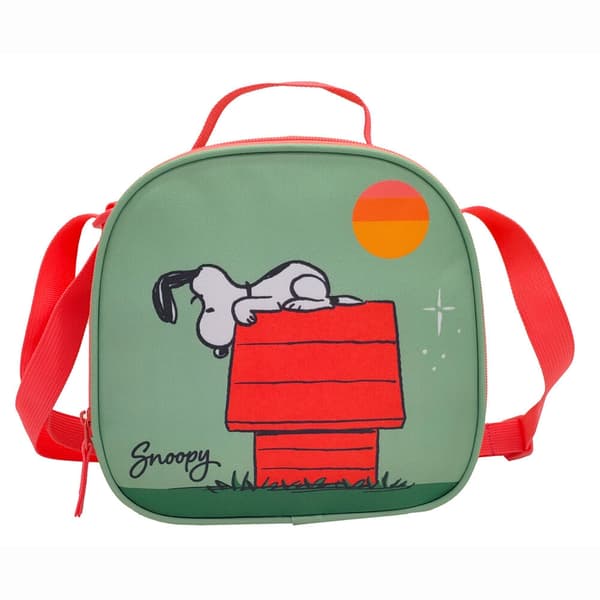 Panuts Snoopy Trolley set + pencil case + lunch bag
