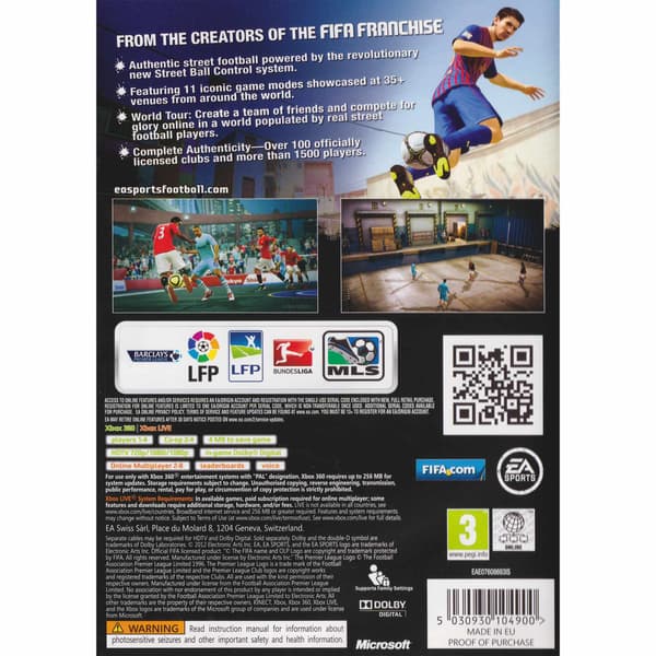 FIFA Street Xbox 360 (Brukt)