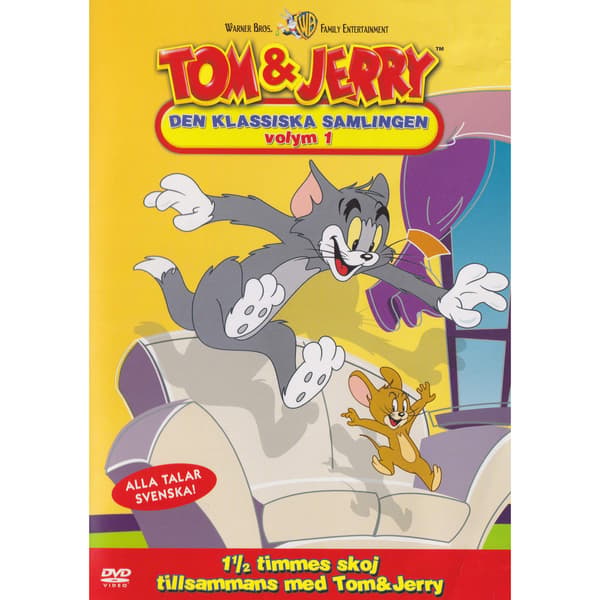Tom & Jerry Den klassiska samlingen Volym 1 DVD (Begagnad)