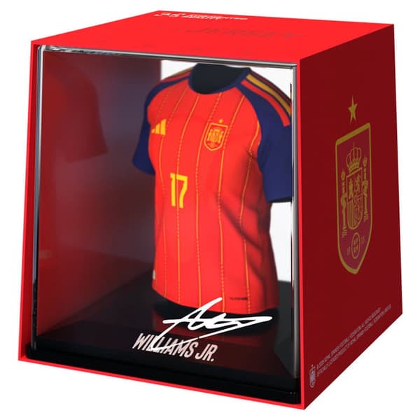 Spain Nico Williams mini t-shirt figure