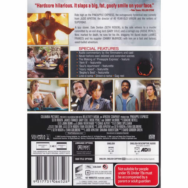 Pineapple Express DVD (Brugt)
