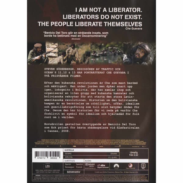 Che Gerillaledaren DVD (Brugt)