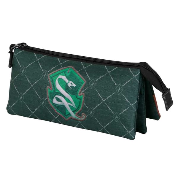 Harry Potter Slytherin triple pencil case