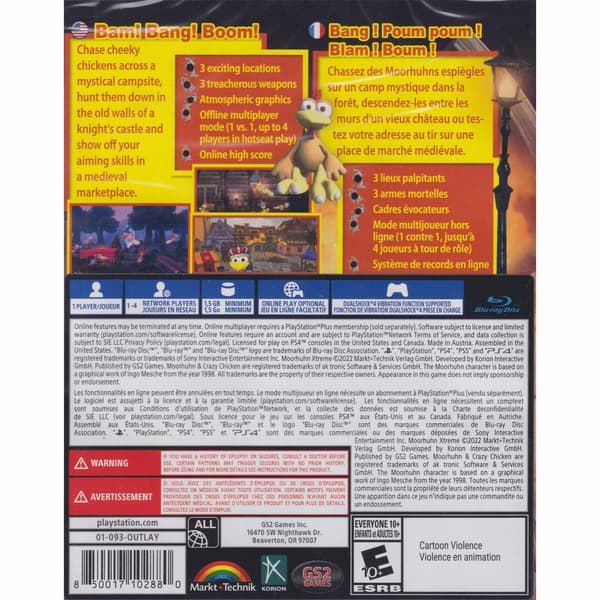 Crazy Chicken Xtreme Playstation 4 PS4 IMPORT