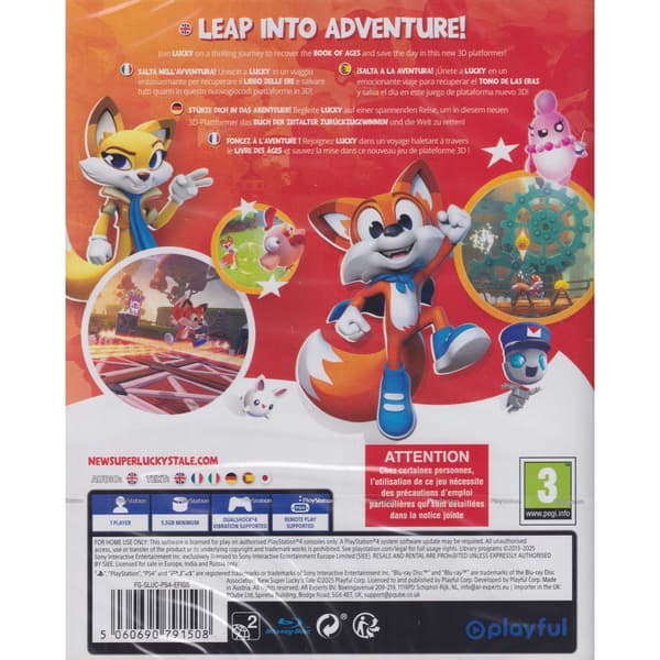 New Super Luckys Tale Playstation 4 PS4