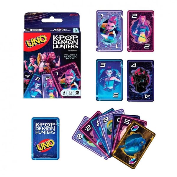 UNO KPop Demon Hunters card game