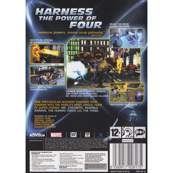 Fantastic 4 PC DVD (Brugt)