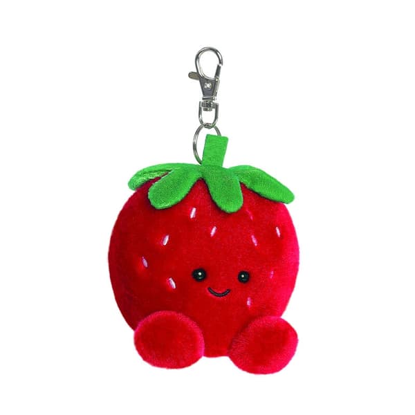 Palm Pals Strawberry plush keychain 10cm