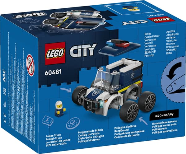 LEGO® City Køretøjer – politibil 60481