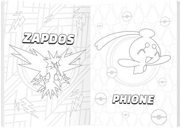 Pokemon Målarbok Målaräventyr