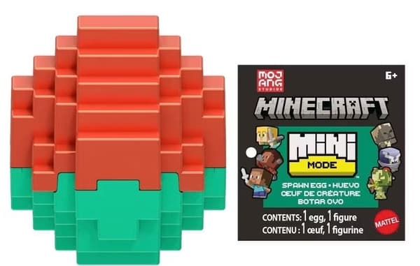 Minecraft Mini Mode Spawn Egg hahmon kanssa