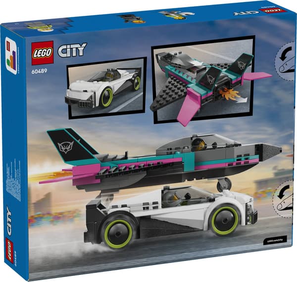 LEGO® City Jetplan mot bil 60489