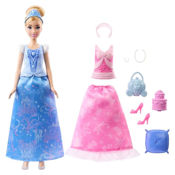Disney Princess Cinderella 2-in-1 Stories Docka