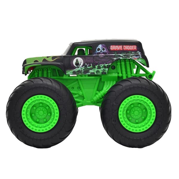 Monster Jam 1:24 ääni- ja valoaiheella Grave Digger