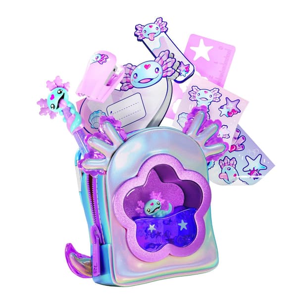 Real Littles Backpacks Liquid Charms Axolotl