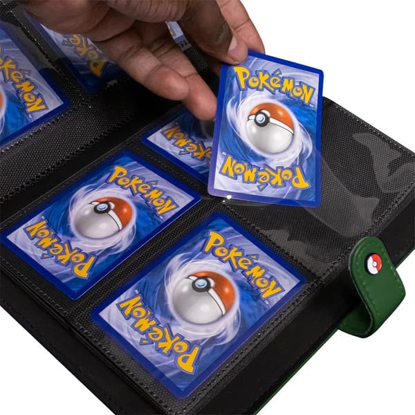 Pokemon Premium Snap Binder 4-Pocket Grøn
