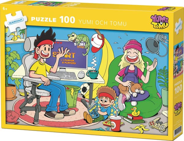Yumi & Tomu Puslespil 100 brikker