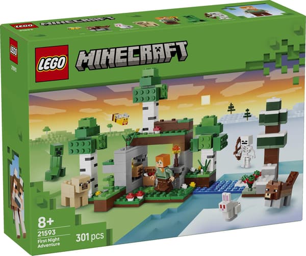 LEGO® Minecraft Den første nats eventyr 21593