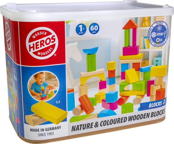 Heros Blocks Træklodser 60-pak