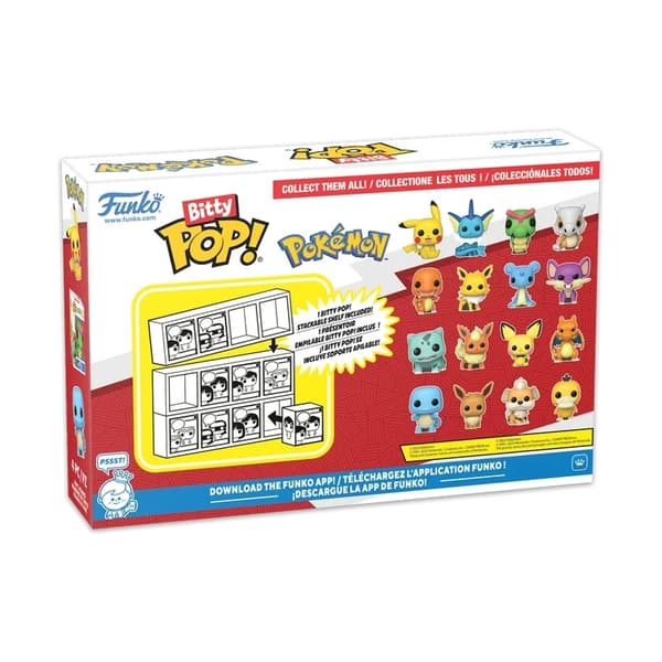 Funko Bitty POP! Pokemon 4 kpl Pikachu