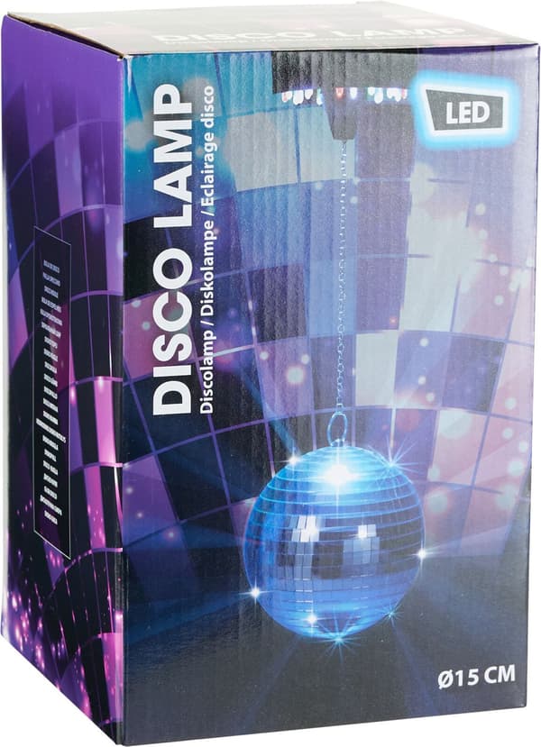 Discopallo LED hopea 15cm