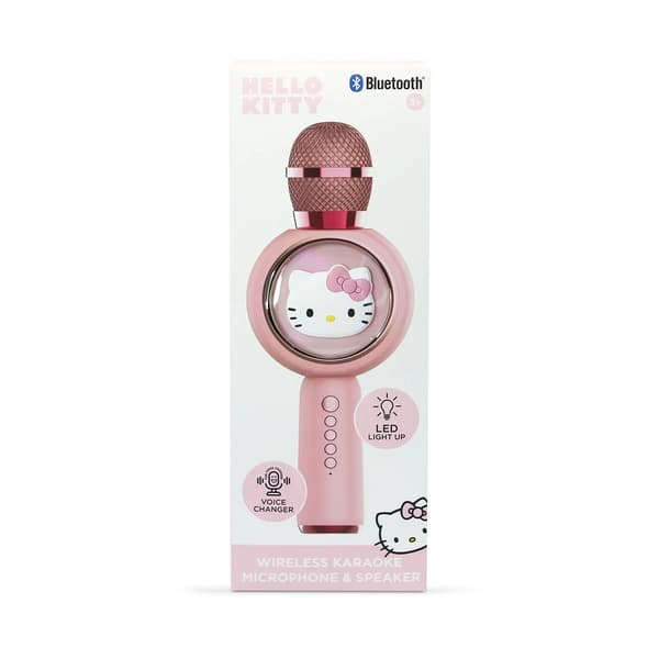 Hello Kitty Trådløs Karaokemikrofon med lys