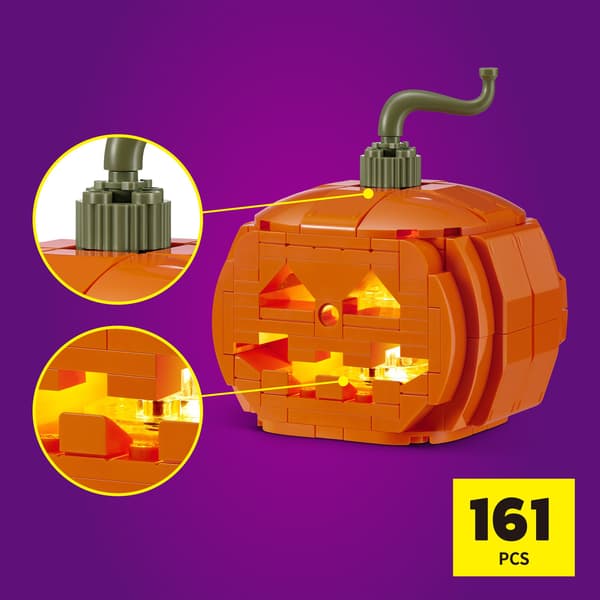 Max Premium Halloween LED Græskar Glad D