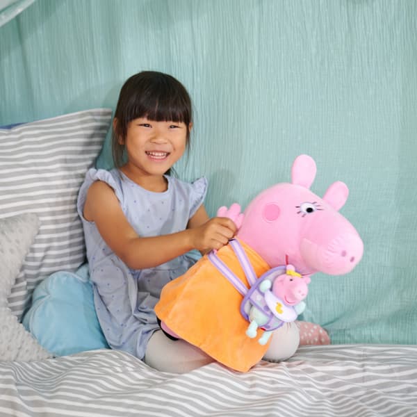 Peppa Pig Pehmo Äitipossu ja Evie 33cm