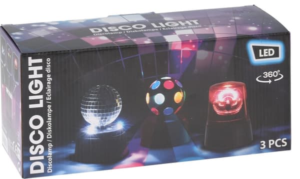 Discolampor Set 3 delar