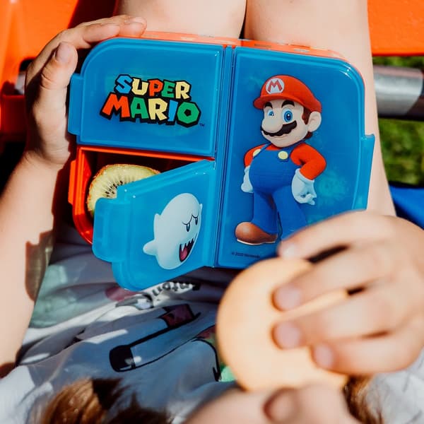 Super Mario Matlåda med tre fack