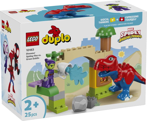 LEGO® Marvel Spidey-Rex vs. Vihreä Menninkäinen 10463