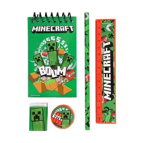 Minecraft skrivesæt 5 dele