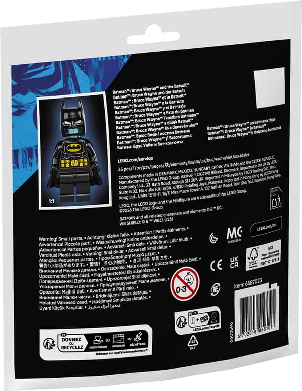 LEGO® Batman: Bruce Wayne ja Lepakkopuku 30726