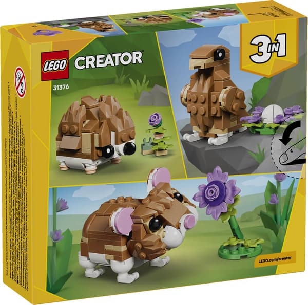 LEGO® Creator Söt hamster med blomma 31376
