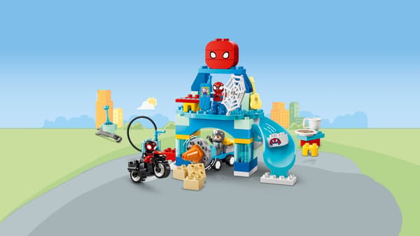 LEGO® DUPLO Marvel Team Spideys nätkvarter 10464