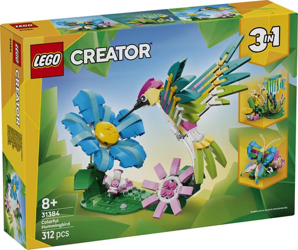 LEGO® Creator Vilde dyr: farverig kolibri 31384