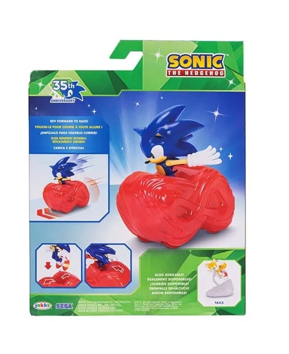 Sonic Hahmo lisävarusteineen W1 Running Sonic