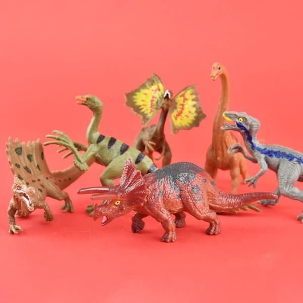 Dinosaurer i en pose 6-pak