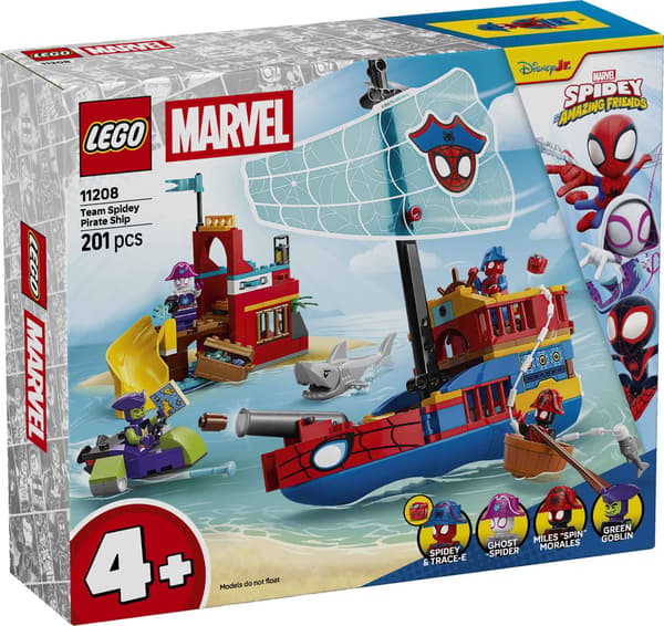 LEGO® Marvel Team Spideyn merirosvolaiva 11208