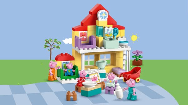 LEGO® DUPLO® Peppa Possun perhetalo 10467