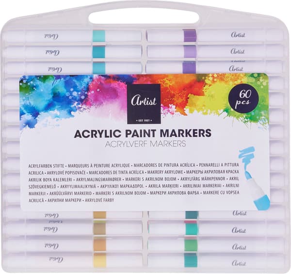 Acrylic Markers 60 stk Akrylpenne