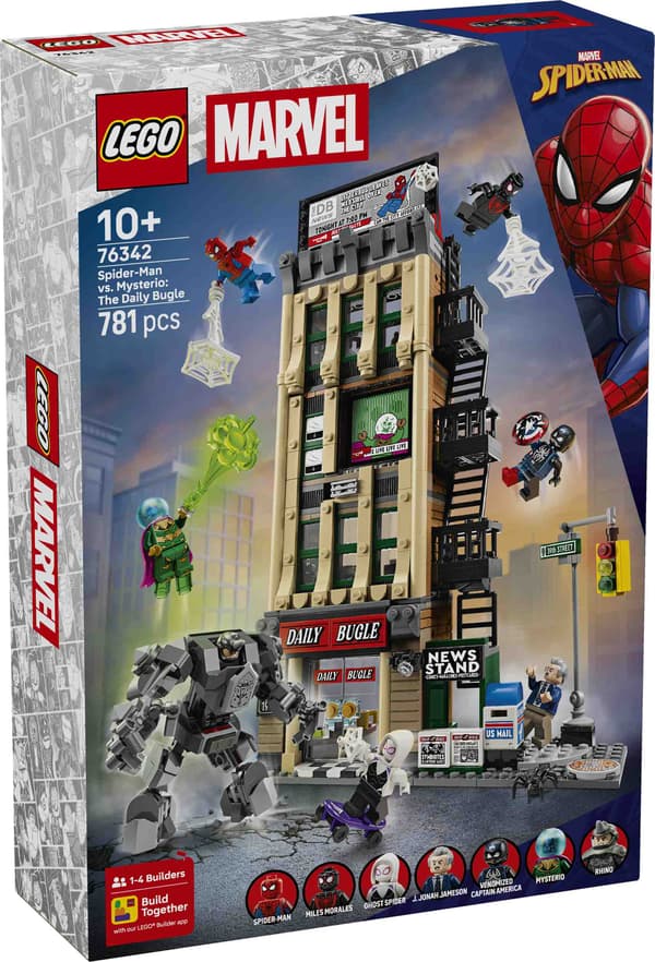 LEGO® Marvel Spider-Man mod Mysterio: Daily Bugle 76342