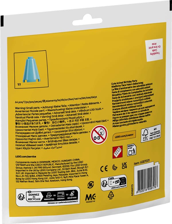 LEGO® Creator Fødselsdagsfest med søde dyr 30715