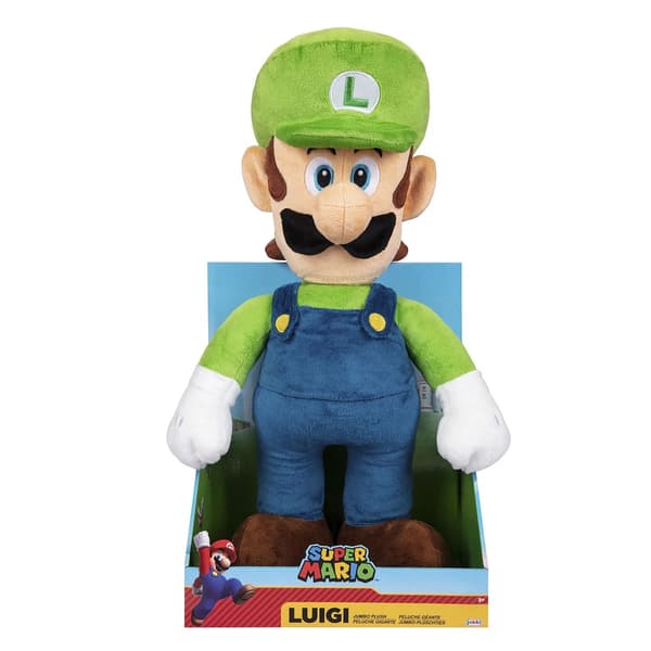 Super Mario Jumbo Plush Luigi