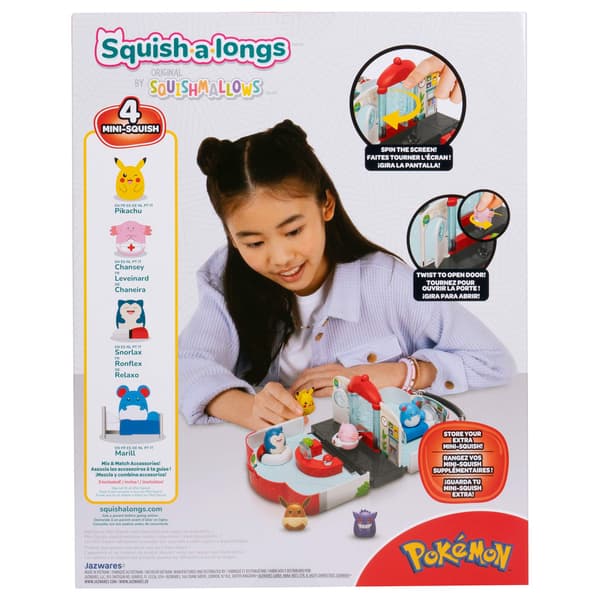 Pokemon Squish-a-longs Pokémon Center Leikkisetti