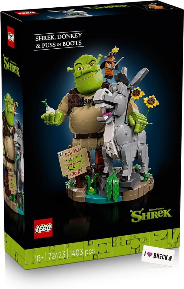 LEGO® Shrek, Åsnan och Mästerkatten 72423