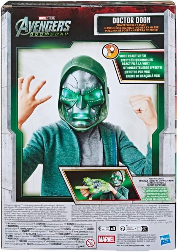 Avengers Doomsday Doctor Doom Power Surge FX Mask