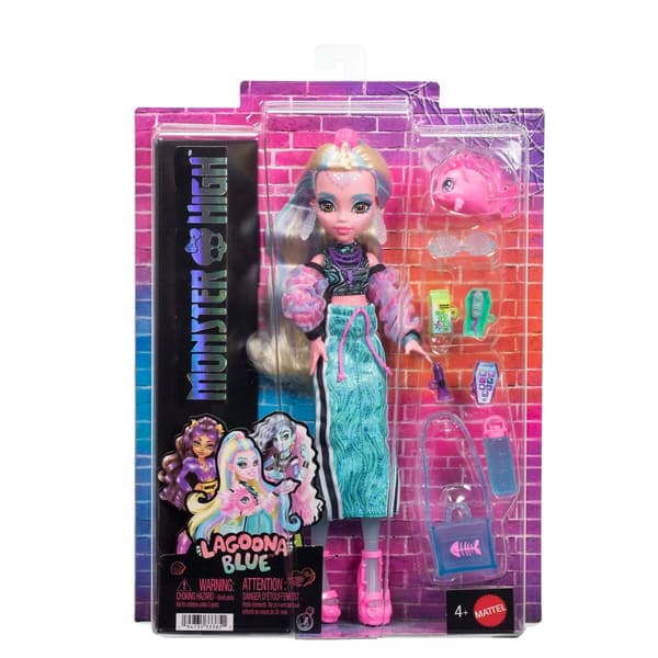 Monster High Docka Lagoona Blue med tilbehør