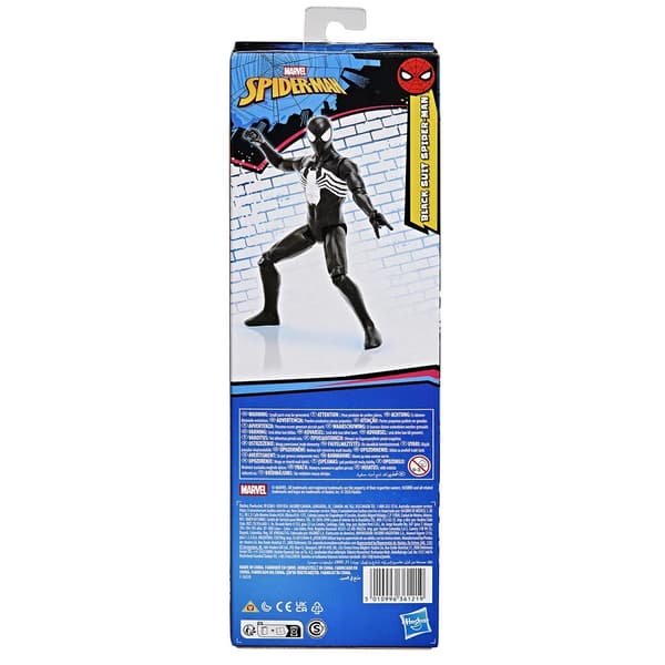 Marvel Spiderman Titan Series Black Suit Spider-Man